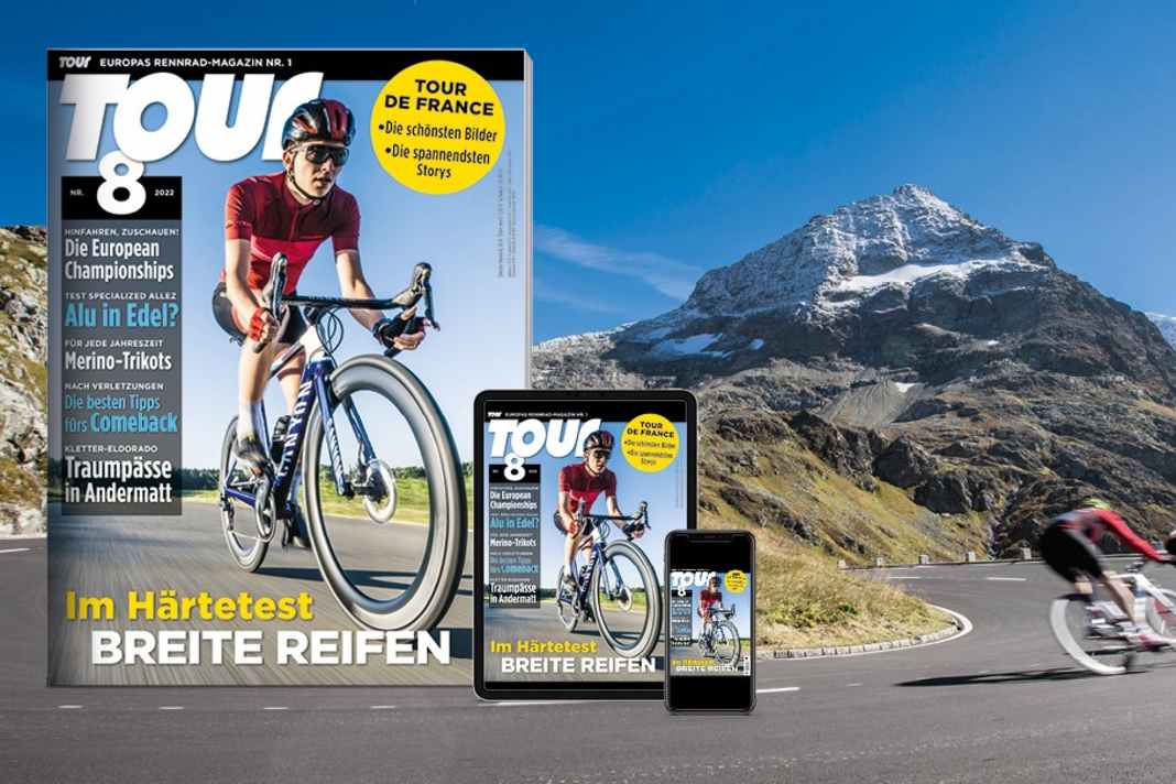 Heft-Inhalte TOUR Magazin 8/2022