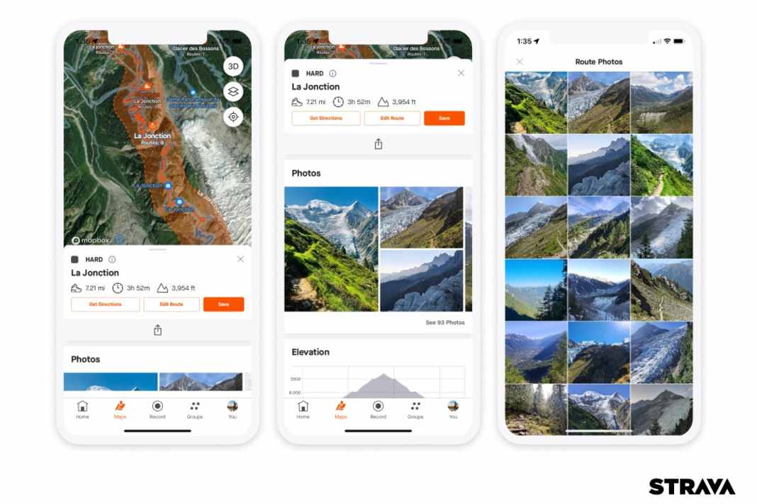 Streckenfotos - Neues Strava-Feature