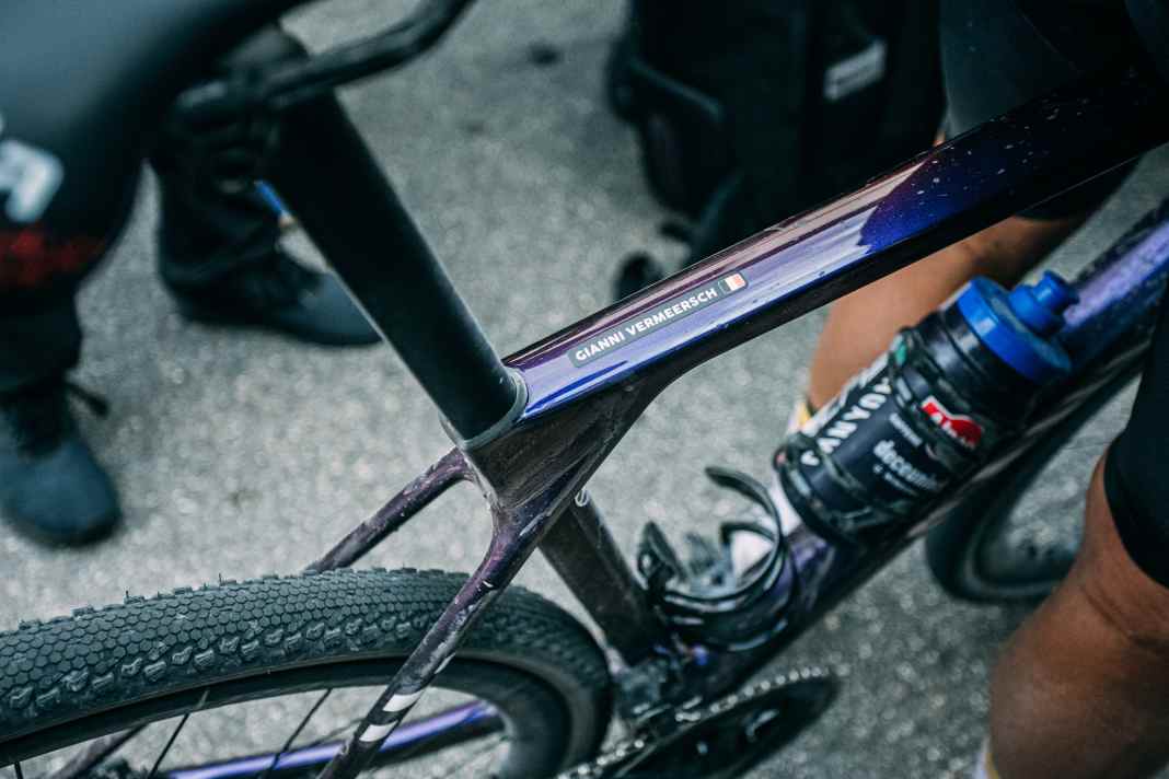 The bike of gravel world champion Gianni Vermeersch
