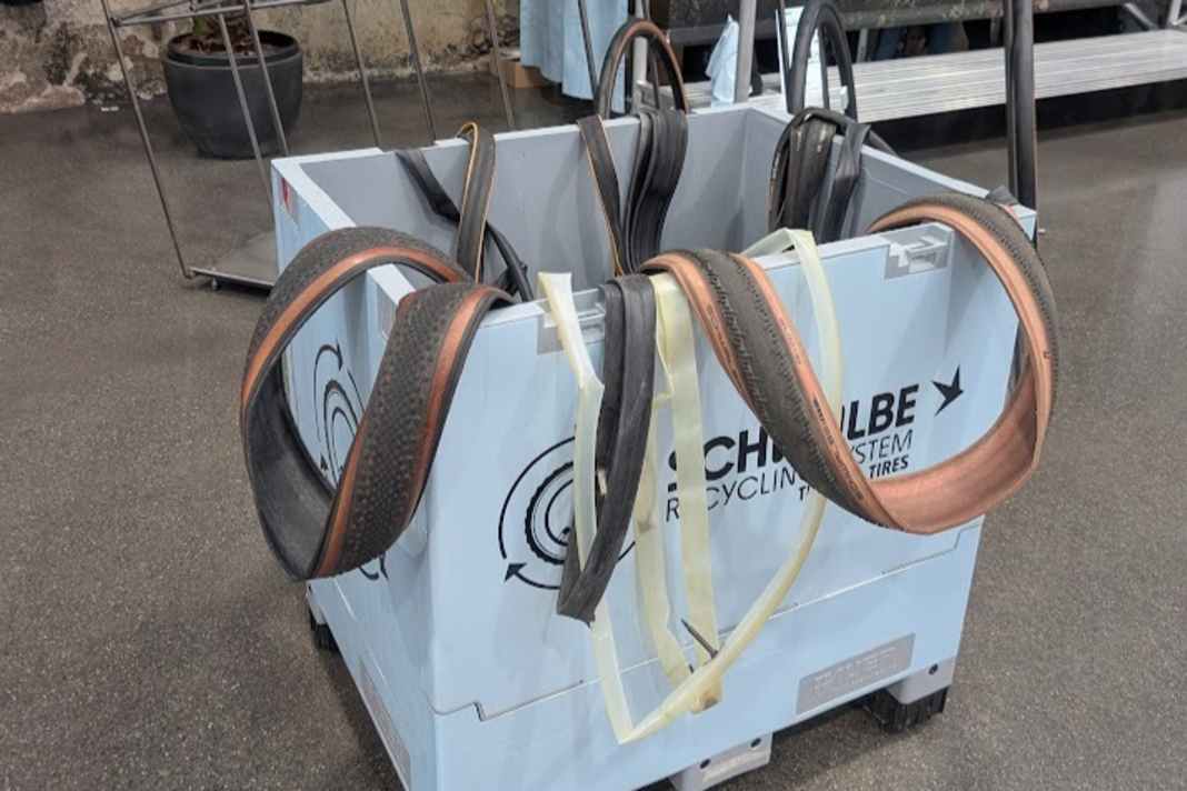 Schwalbe baut Wiederverwertung Fahrradreifen aus