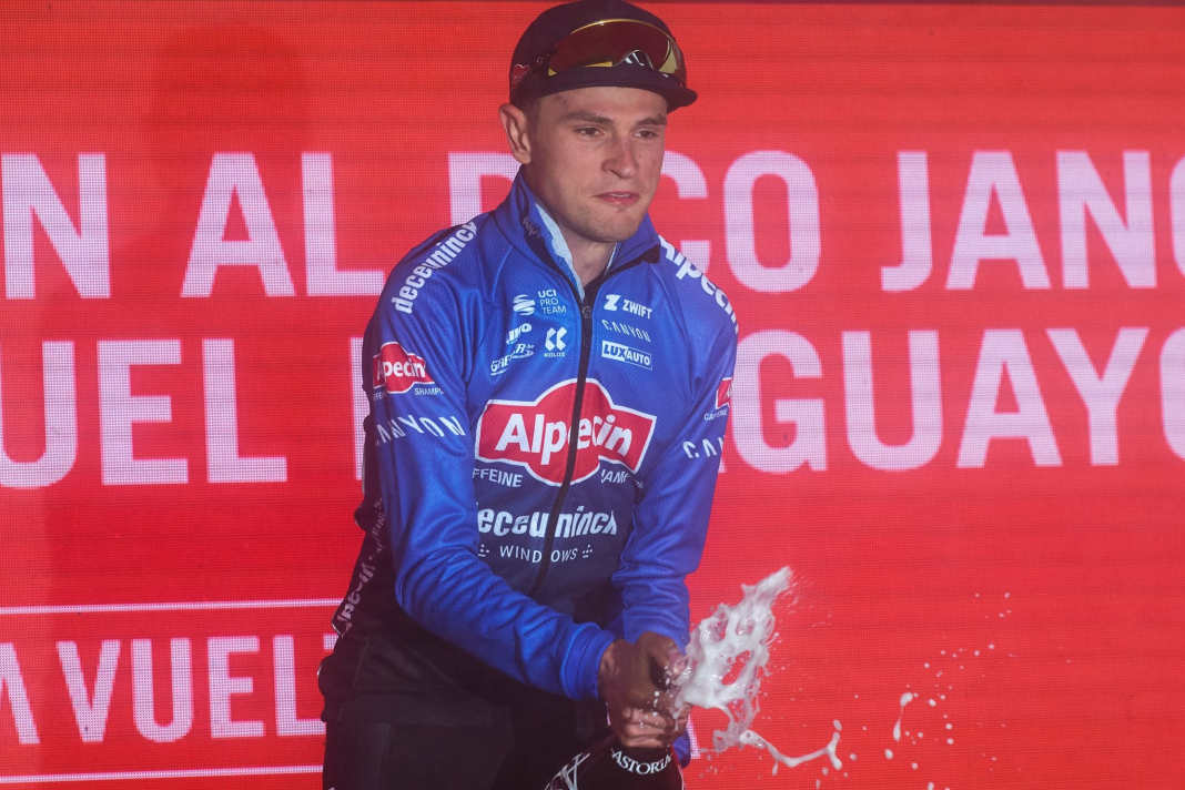 Vine gewinnt achte Etappe - Evenepoel bleibt vorn