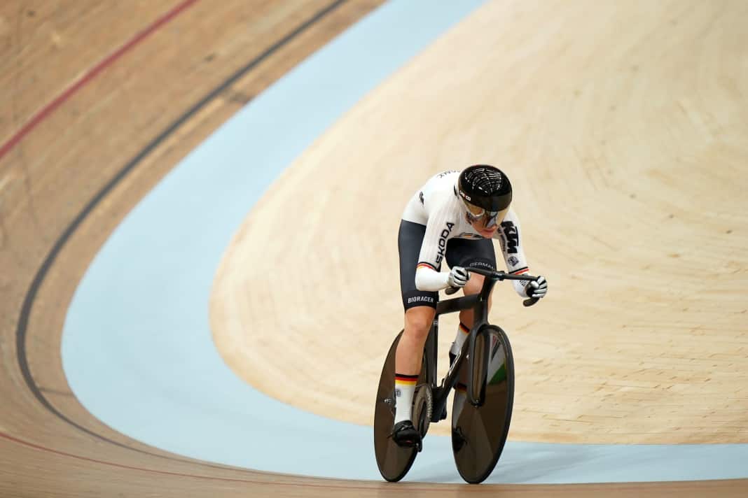 Friedrich verpasst Hattrick im Keirin