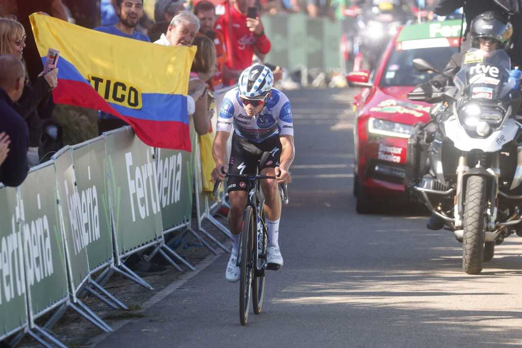 Spanien-Rundfahrt - Evenepoel gewinnt letzte Bergankunft - Kuss weiter in Rot