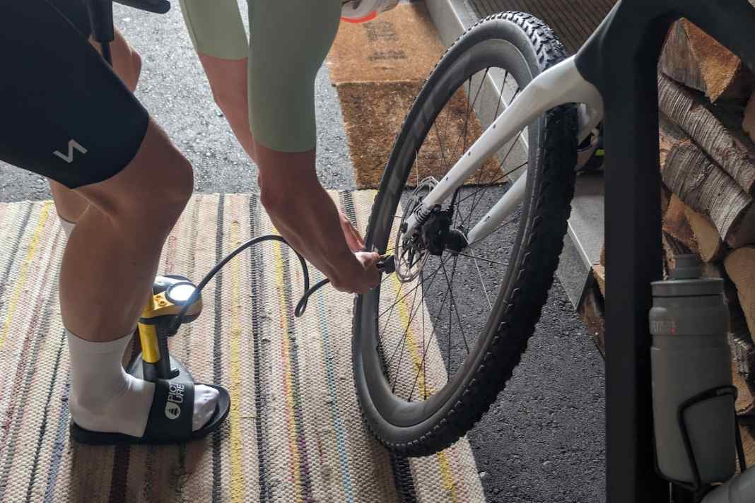 Fahrradreifen richtig aufpumpen