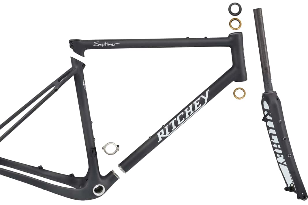 Dieser Carbonrahmen lässt sich teilen