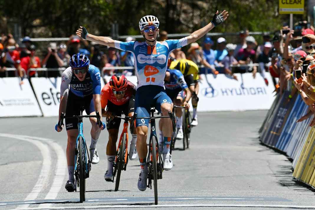 Onley gewinnt am Willunga Hill - Williams neuer Gesamtführender
