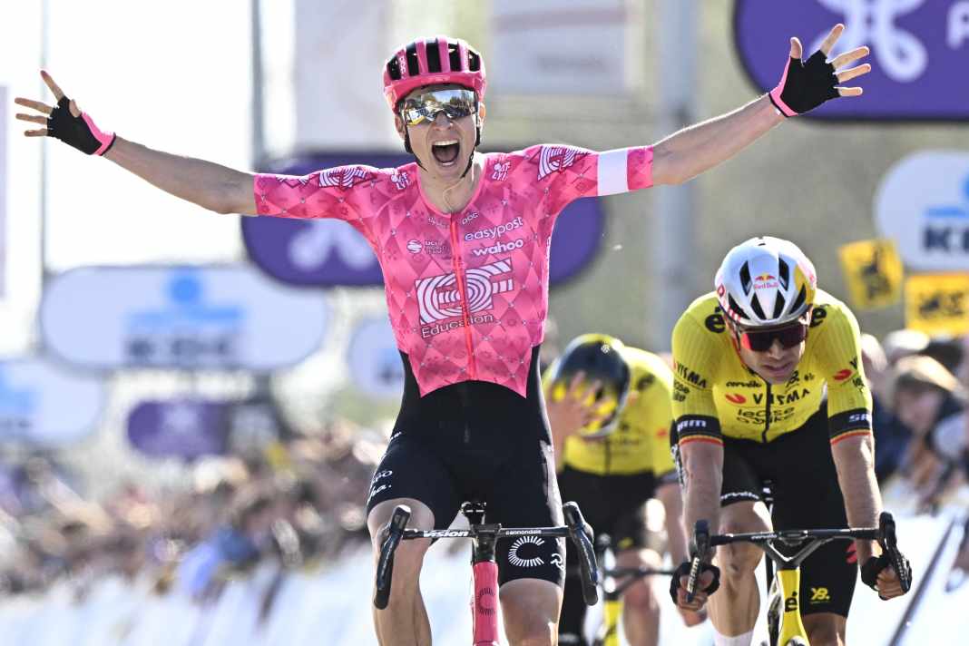 Visma-Trio um van Aert von Powless düpiert