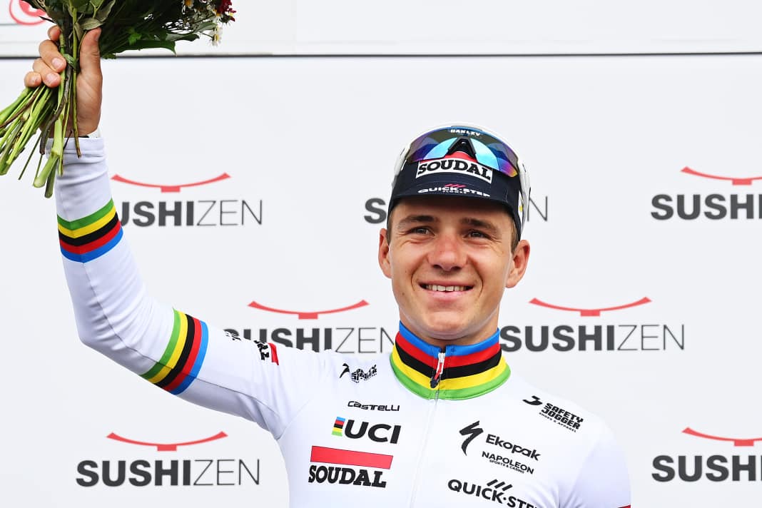 Remco Evenepoel gewinnt Zeitfahren - João Almeida das Gesamtklassement