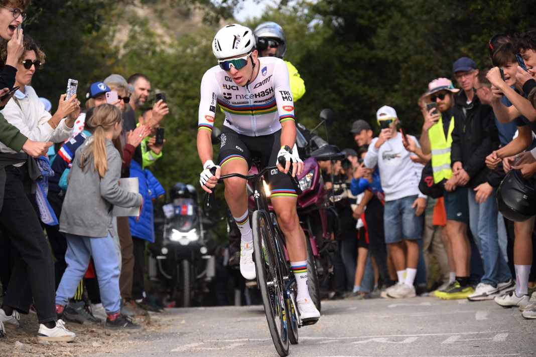 Tadej Pogačar bei eigener Veranstaltung geschlagen