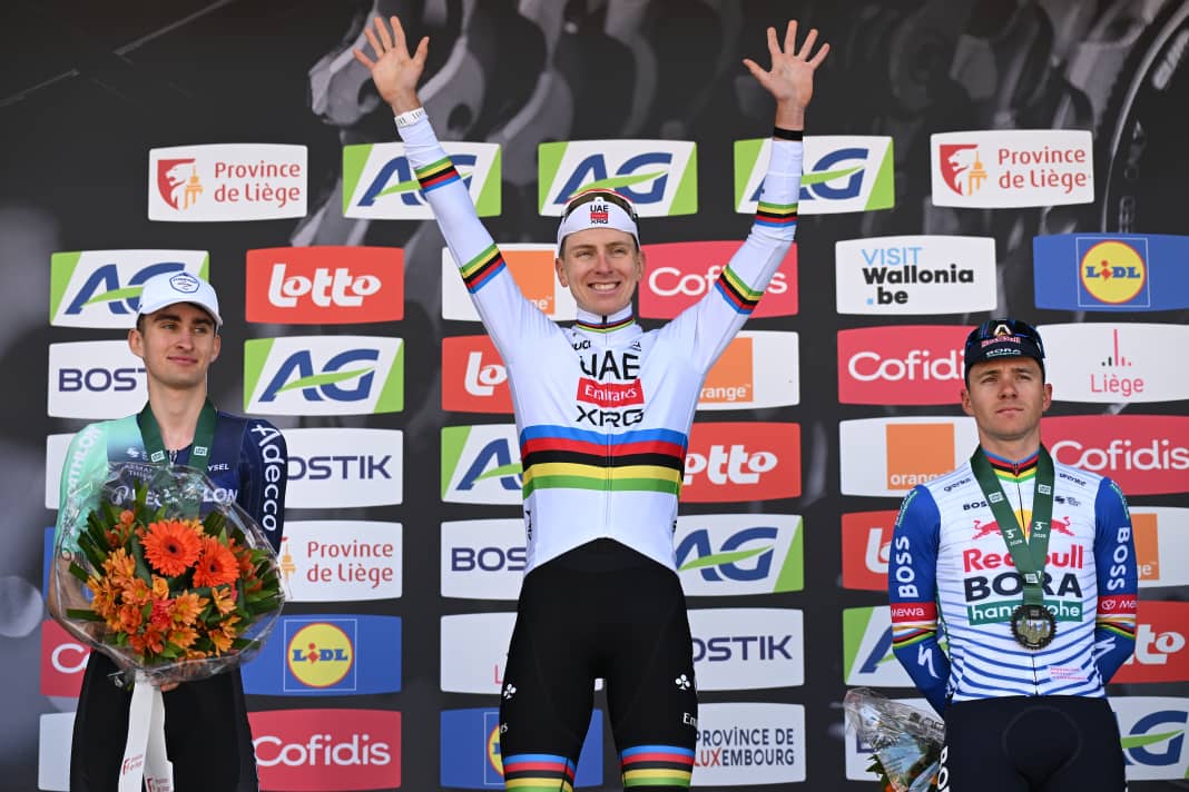 Amende de 5000 francs contre Pogačar annulée