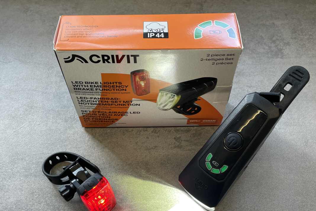 Fahrradlicht-Set von Lidl überrascht