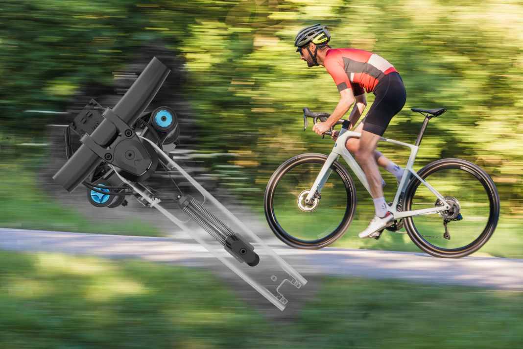 “It works just as well on a road bike”