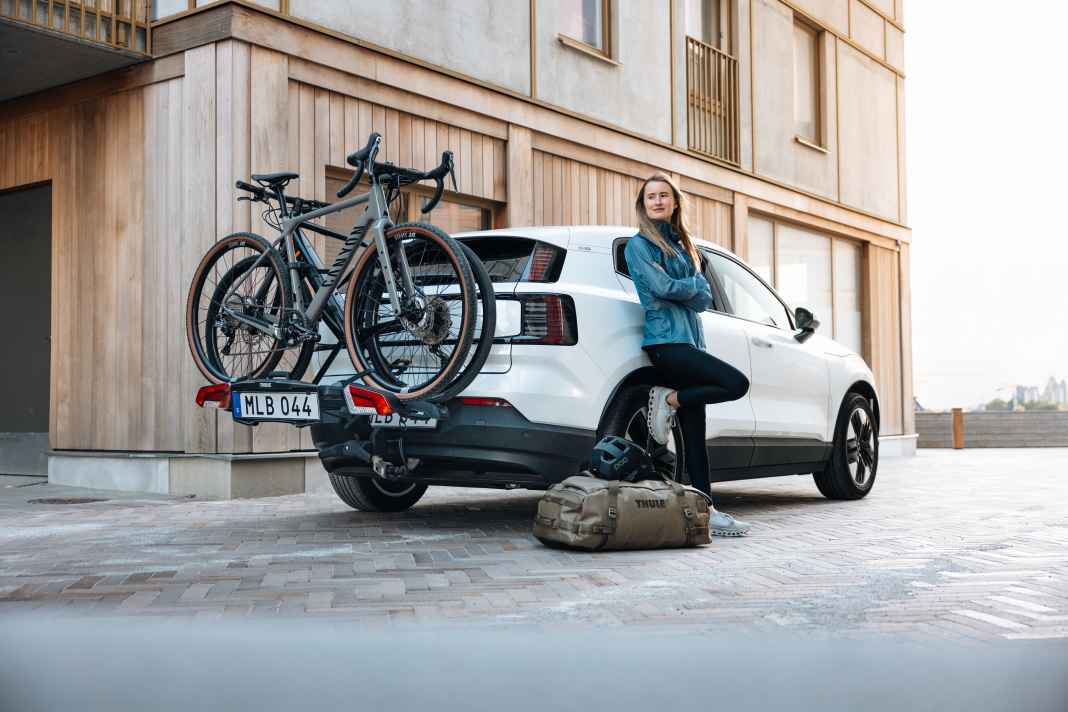 Fahrradträger für die Anhängerkupplung - kompakt & für die City