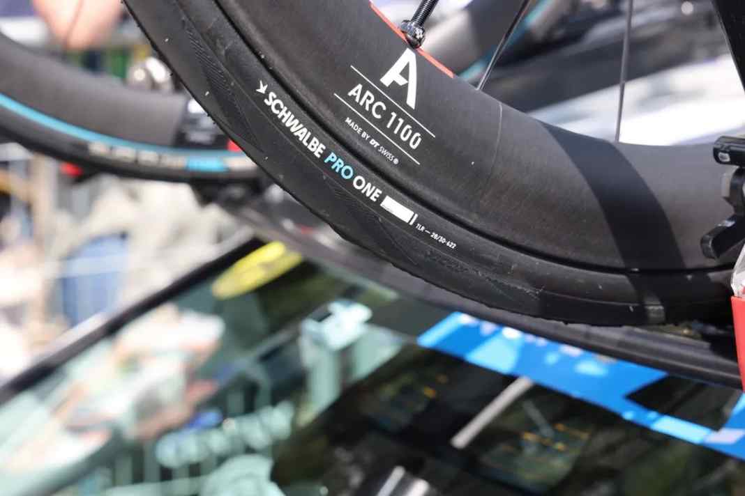Regenreifen von Schwalbe bei der Tour de France