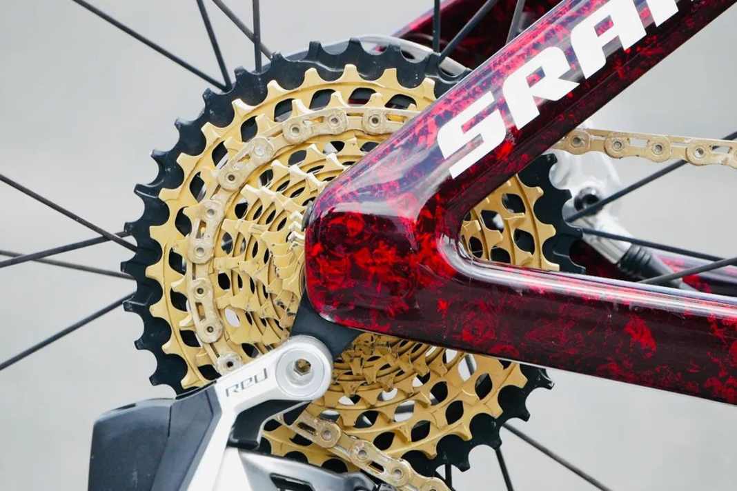 Das Rennrad der Tour-Dritten