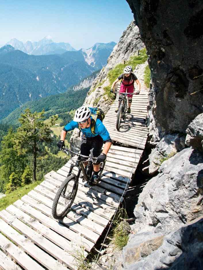 Malurch Supertrail - MTB Tour über den Nassfeld-Pass