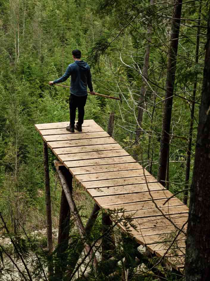 Dylan Sheffer springt einen Monster-Gap
