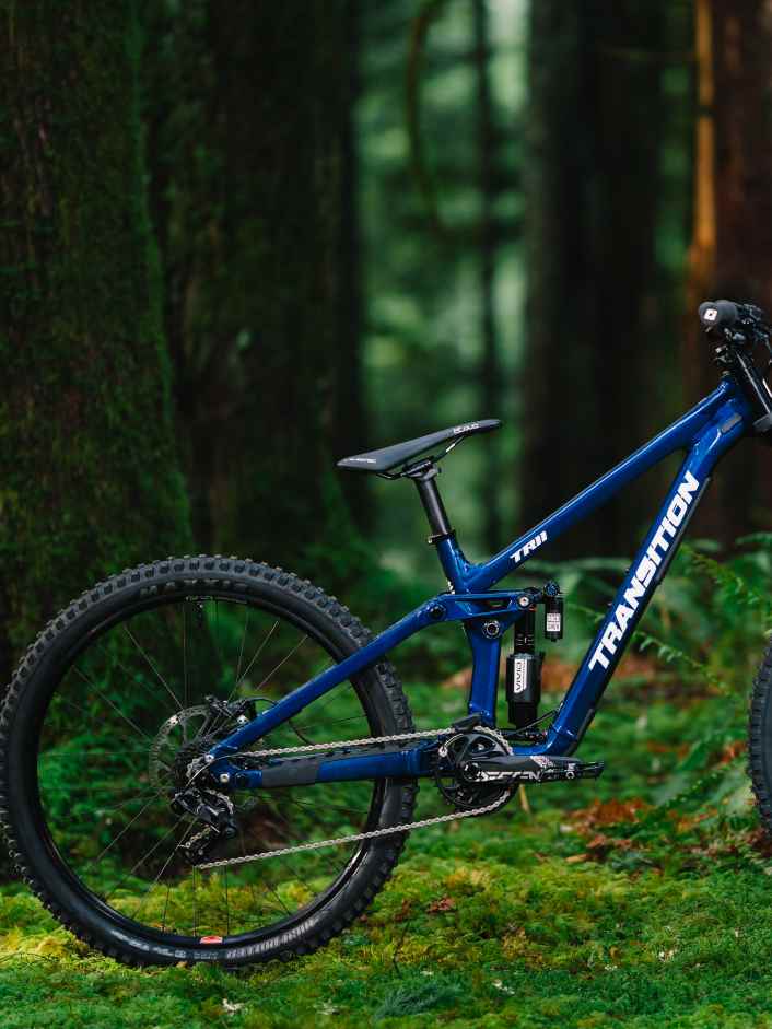 The downhill bike from the rainforest