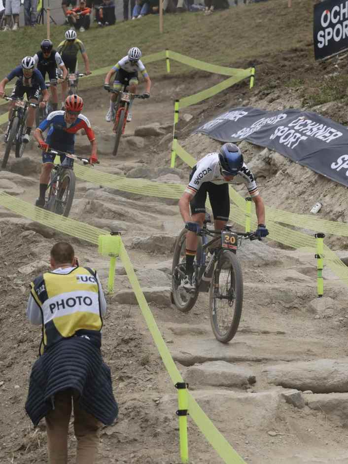 German mountain biker as captain for Germany