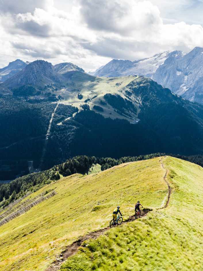 Der Tutti Frutti MTB-Trail in den Dolomiten