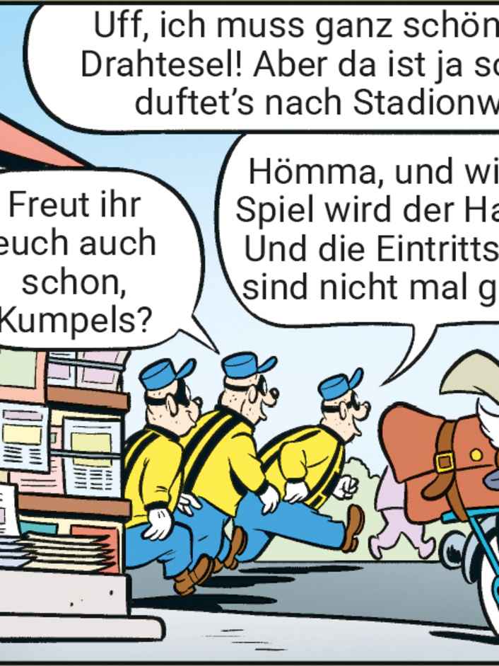 Eine Ente auf Mission im Ruhrgebiet