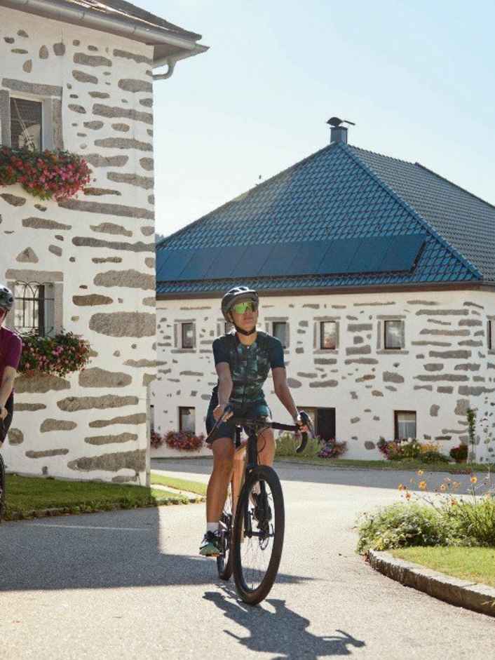 Gravel and road biking with a view