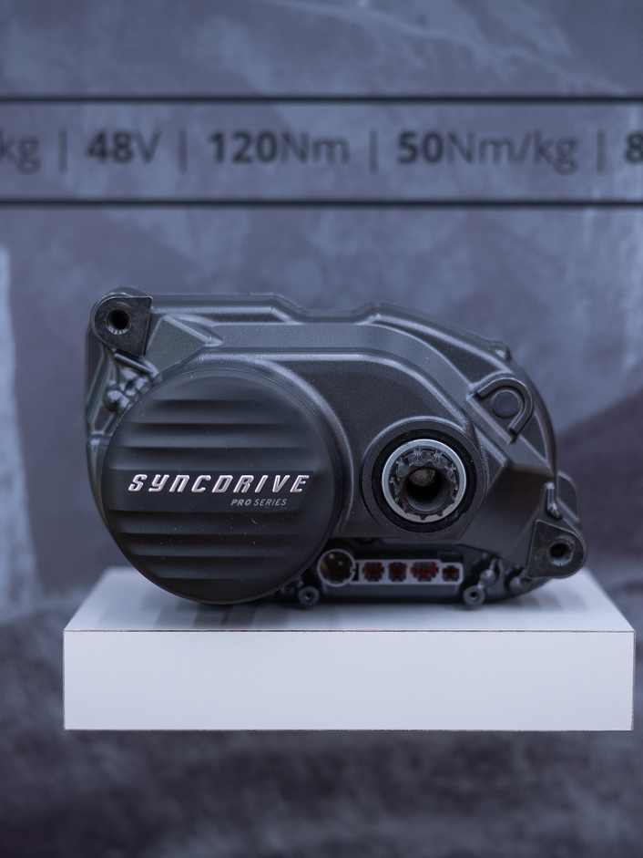 Lightweight e-bike motor with 120 Nm and 850 watts