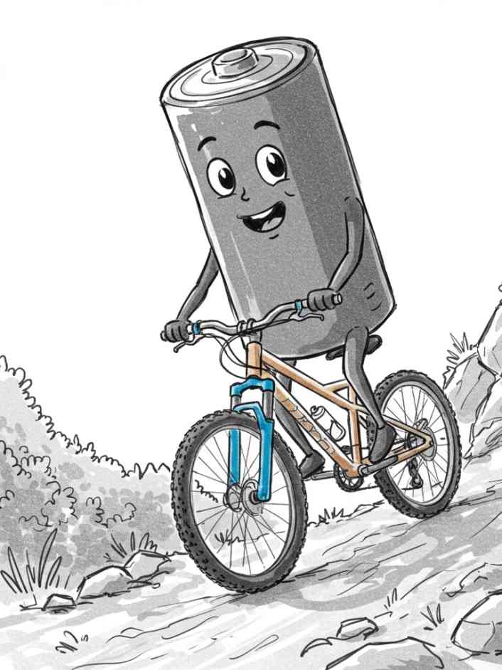 How bikers use their energy