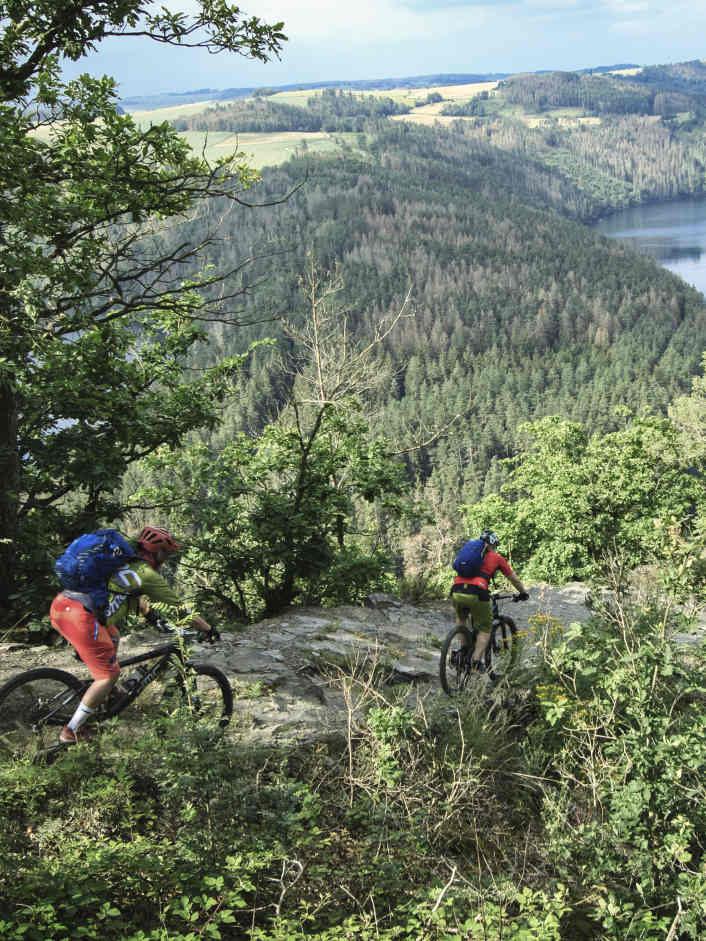 3 Trailtage entlang der Saale von Bad Lobenstein nach Saalfeld