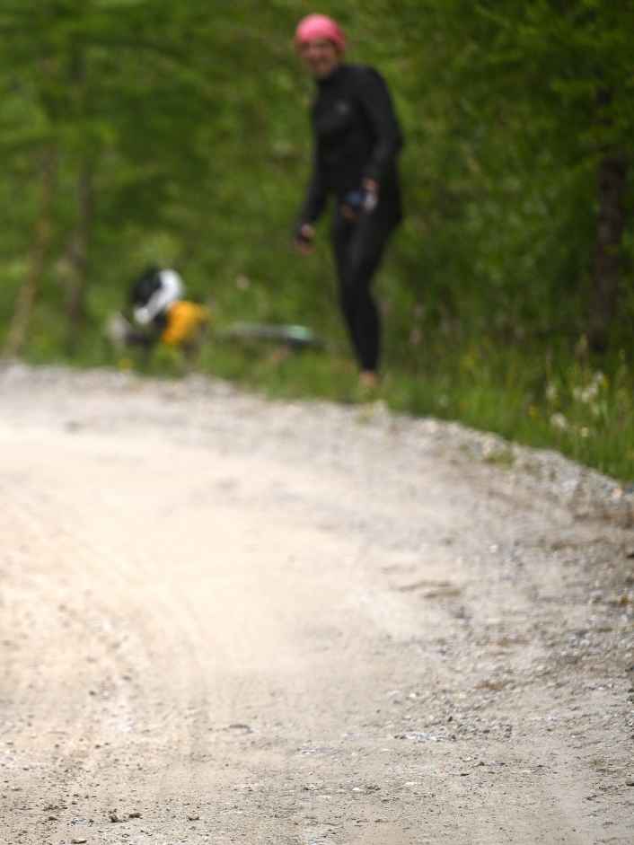 Vollering wins improvised finish at Colle delle Finestre
