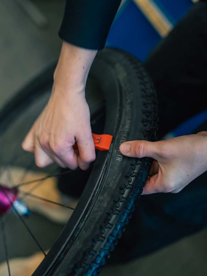 Reifen wechseln am Gravelbike