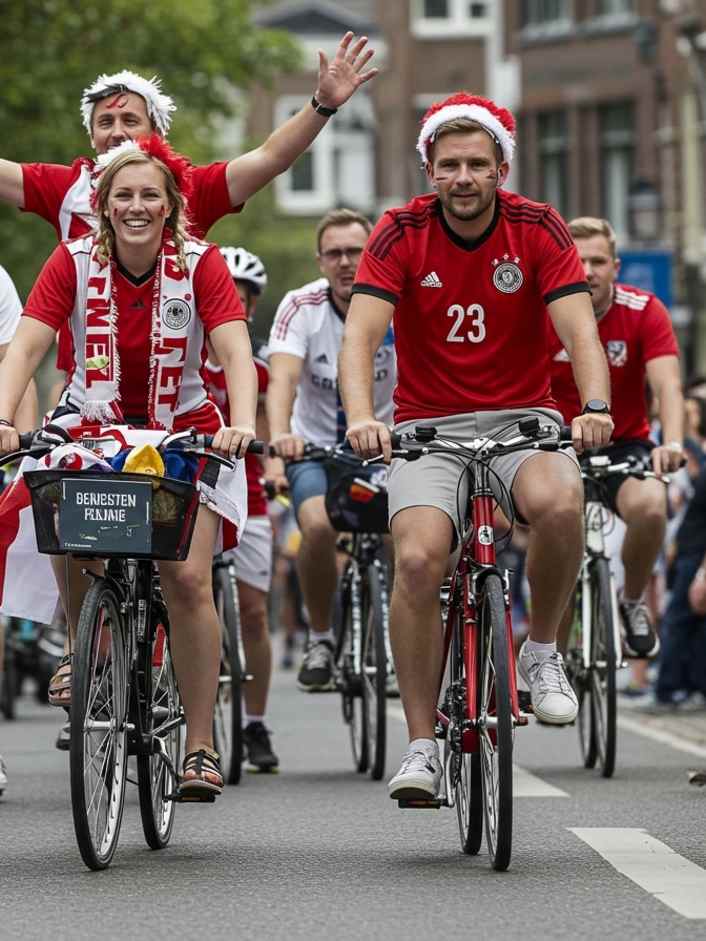 Cube, Rockrider, Trek - womit geht’s zum Public Viewing?