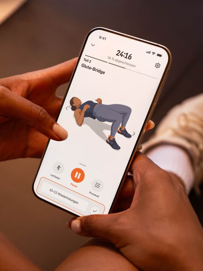 Angeleitete Workouts mit Live-Tracking