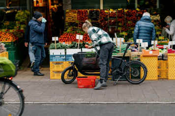 Kleine Transporter für die City
