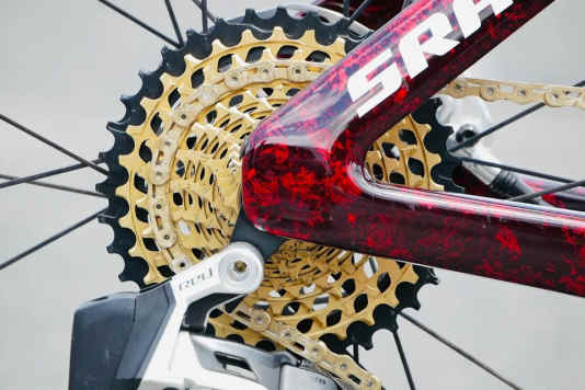 Das Rennrad der Tour-Dritten