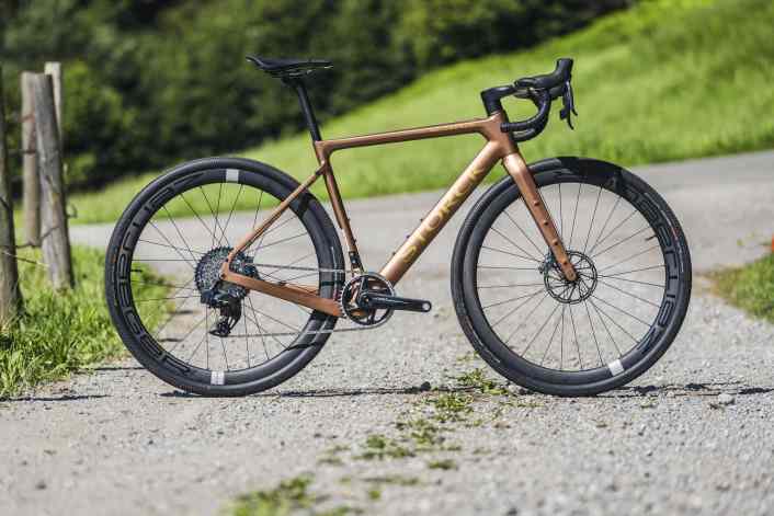 Rennorientiertes E-Gravelbike mit Mahle X20-Power