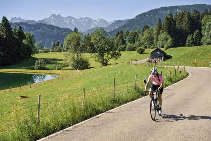 Rennradtouren mit Alpenpanorama