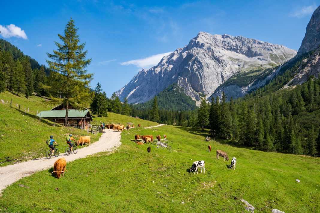 55.000 Mountainbiker waren 2024 im Karwendel unterwegs