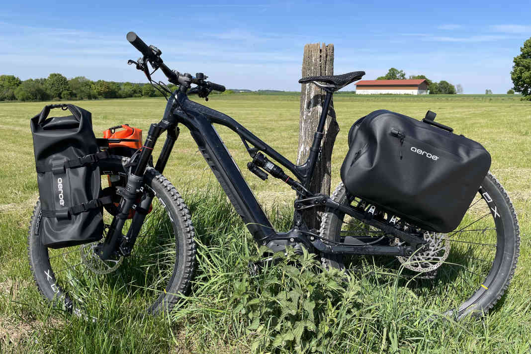 Gepäckträger für Packsäckchen bis Laptop-Rucksack