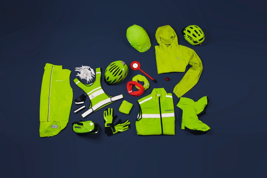 Reflektierende High Visibility Kleidung und Teile