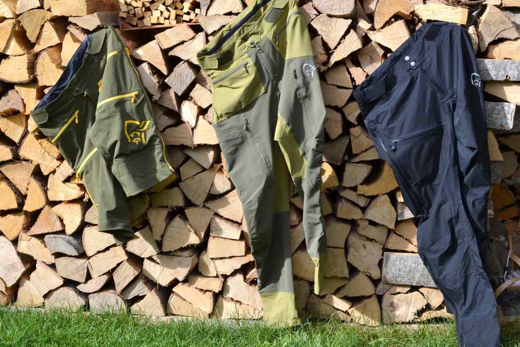 Norwegische MTB-Hosen, Regenjacke und Shirts im Test