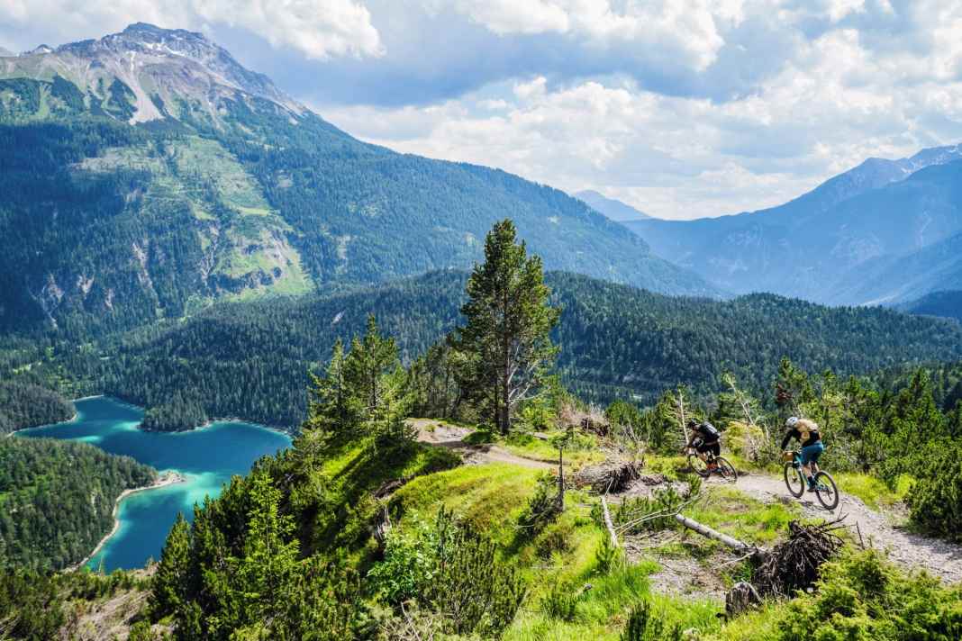 Bikepacking-Route von Kempten nach Lermoos