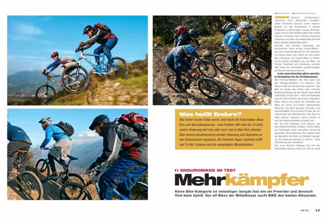 Endurobikes – die Mehrkämpfer
