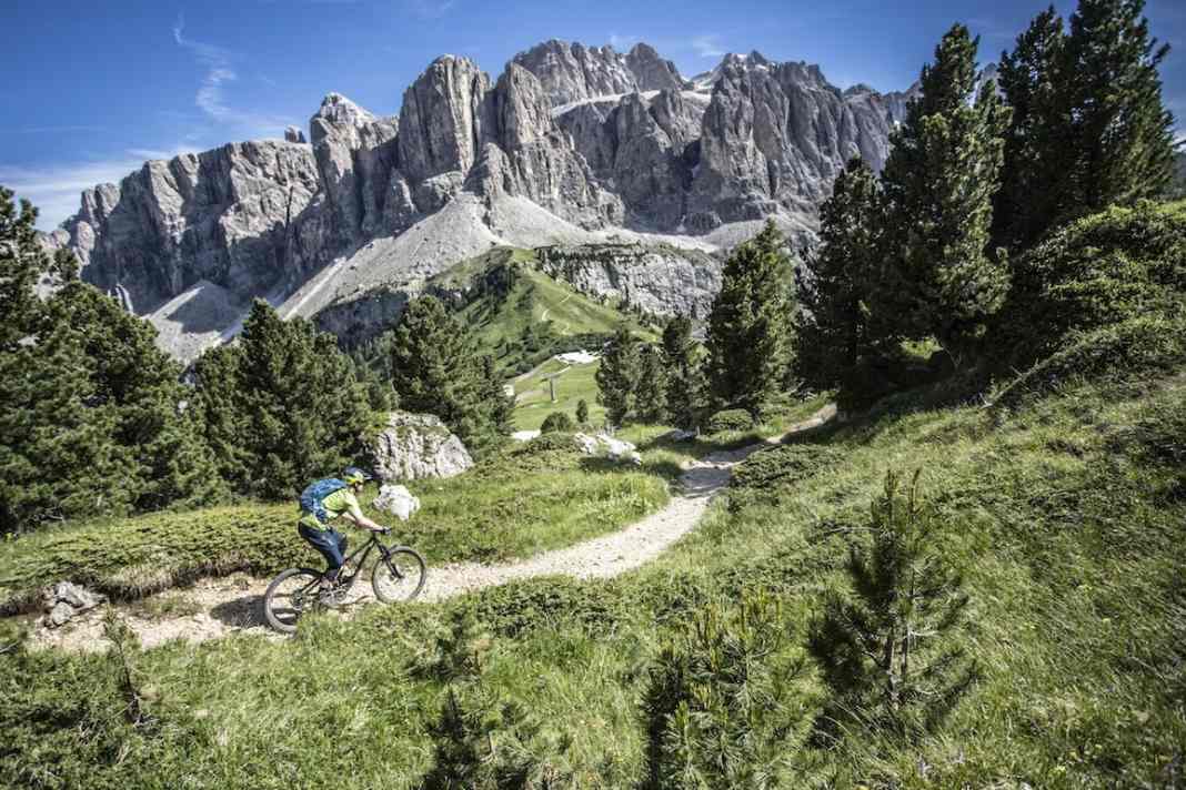 Biken in Gröden