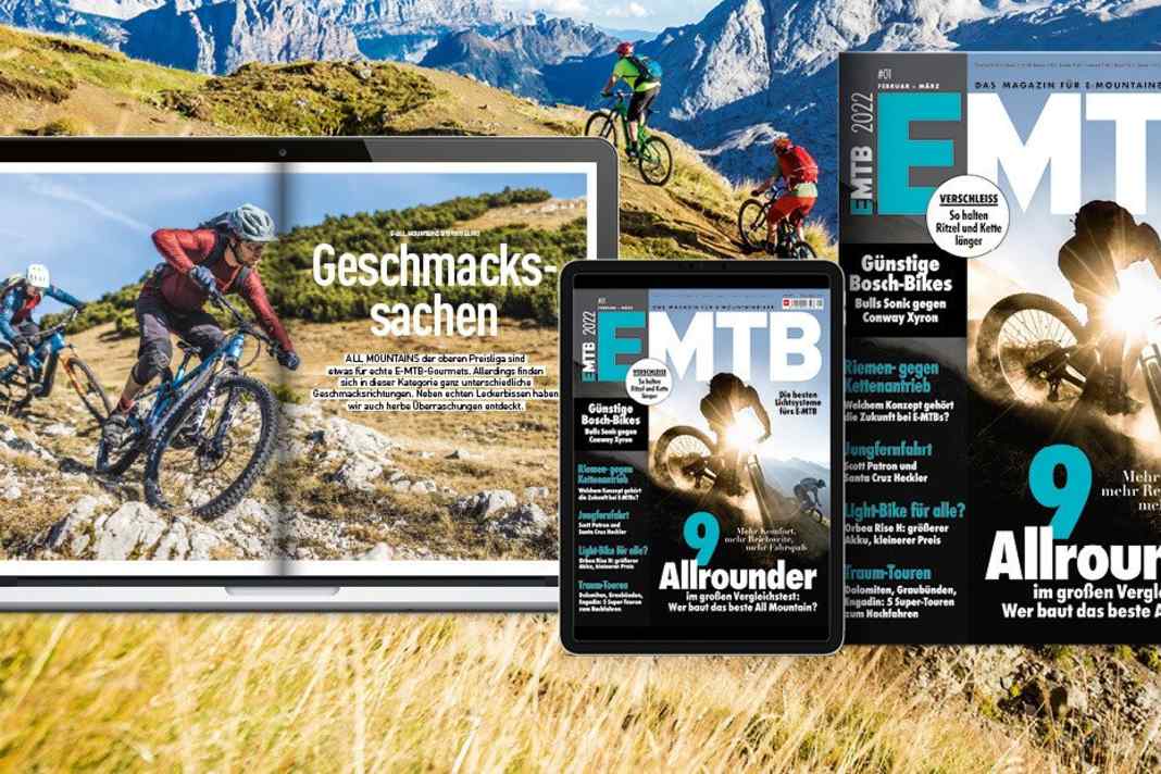 EMTB 01/2022 – hier kommt die neue Ausgabe!