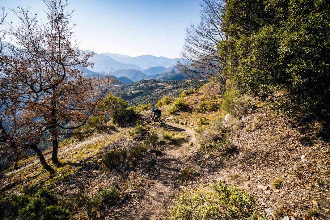 E-MTB Supertrail La Crinale - Trail-Runde an der Côte d’Azur