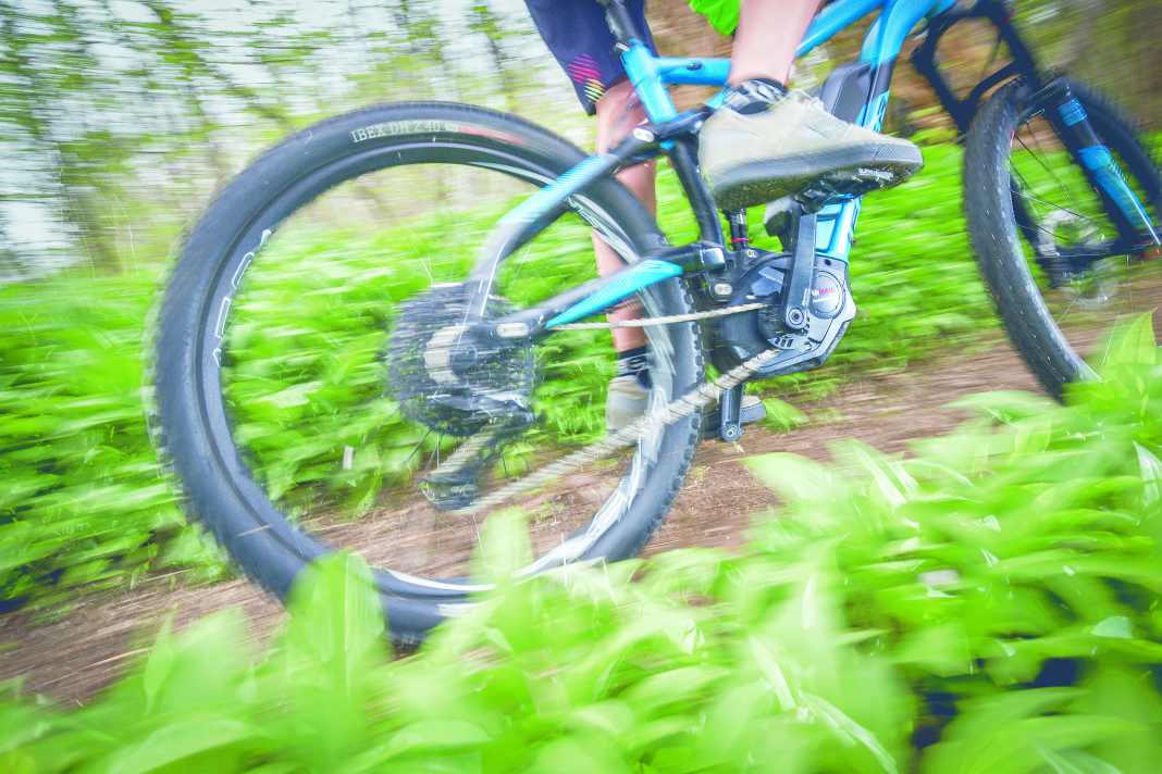 Welche Reichweite schafft ein Bosch-Motor bei welcher Fahrstufe?