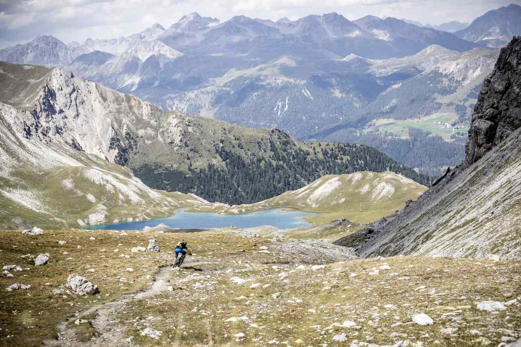 Einer der Top-MTB-Trails der Alpen