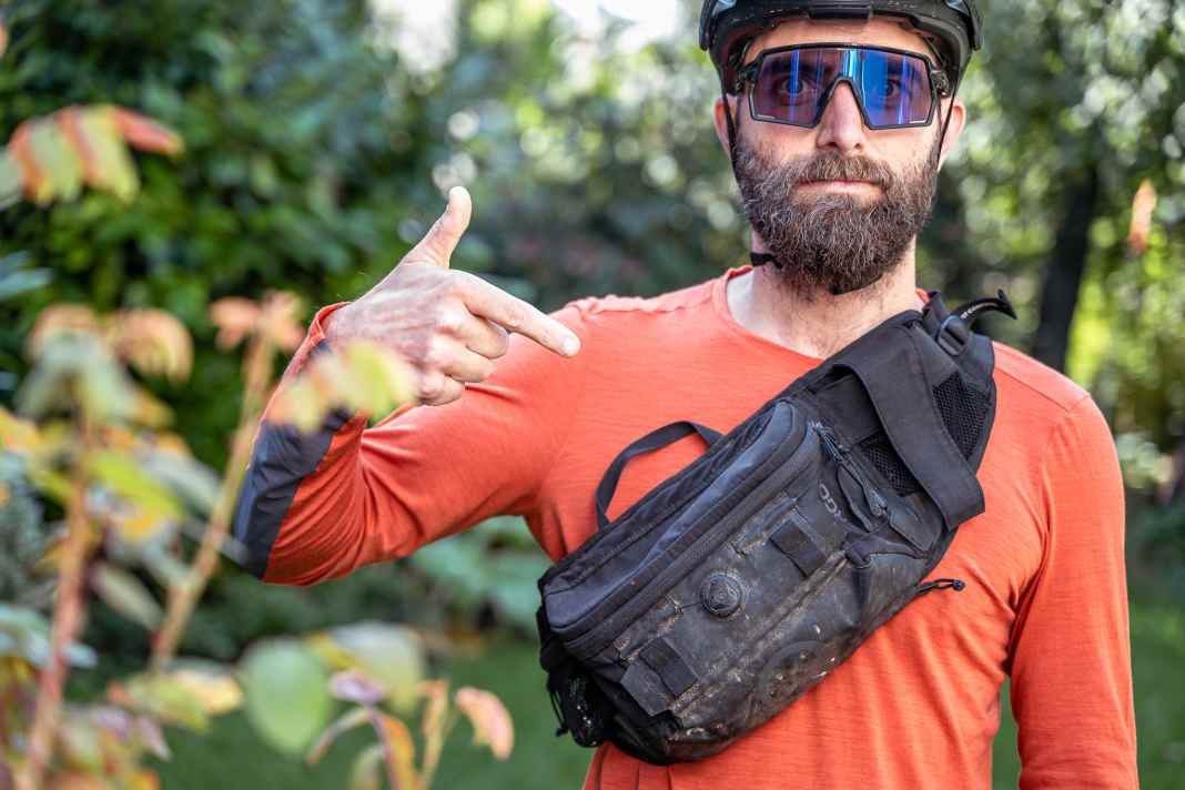 Stefan Frey und das Ergon BA Hip Pack