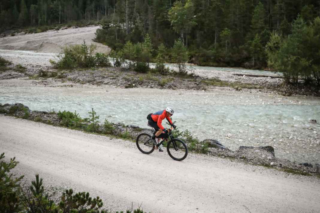 Unterwegs auf dem Singlespeed-Mountainbike